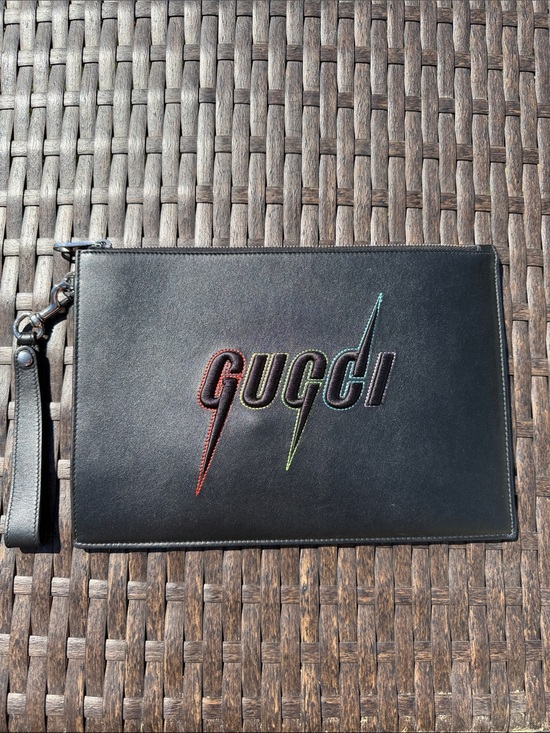 Gucci Handbags - NWOT Gucci Blade Embroidered Pouch
